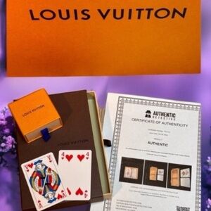 2 pieces of Louis Vuitton Playing Cards. 
With COA.